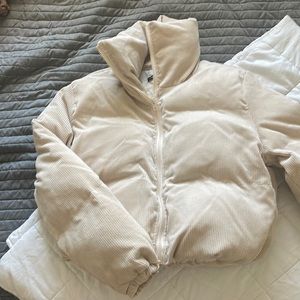 Cream Puffer Jacket